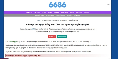 6686 Bet - Nhà cái uy tín về mảng cá cược hàng đầu Châu Á